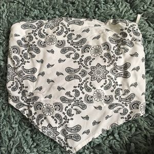 Bandanna tube top